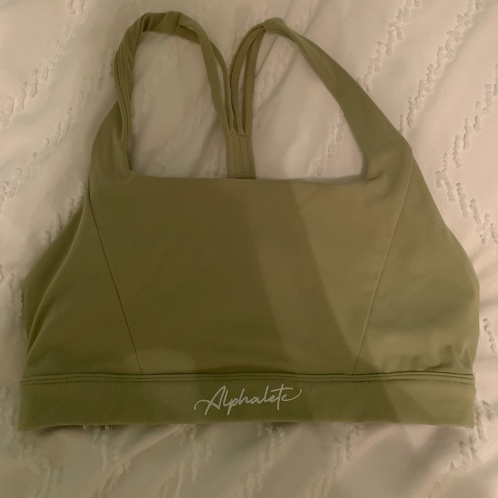 Alphalete Pulse Kinetic Bra Small Matcha